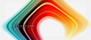 Gökkuşağı sıvı renk arka plan Bükülü sıvı tasarım, renkli mermer veya plastik dalgalı doku zemin, çok renkli şablonu için iş veya teknoloji sunu veya web broşür kapak