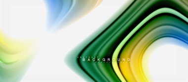 Gökkuşağı sıvı renk arka plan Bükülü sıvı tasarım, renkli mermer veya plastik dalgalı doku zemin, çok renkli şablonu için iş veya teknoloji sunu veya web broşür kapak