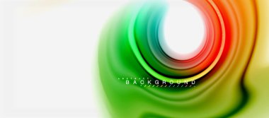 Gökkuşağı sıvı renk arka plan Bükülü sıvı tasarım, renkli mermer veya plastik dalgalı doku zemin, çok renkli şablonu için iş veya teknoloji sunu veya web broşür kapak