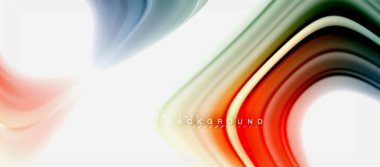 Gökkuşağı sıvı renk arka plan Bükülü sıvı tasarım, renkli mermer veya plastik dalgalı doku zemin, çok renkli şablonu için iş veya teknoloji sunu veya web broşür kapak