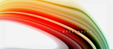 Gökkuşağı sıvı renk arka plan Bükülü sıvı tasarım, renkli mermer veya plastik dalgalı doku zemin, çok renkli şablonu için iş veya teknoloji sunu veya web broşür kapak