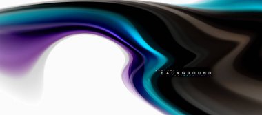 Sıvı sıvı karıştırma renkler konsepti üzerine açık gri renkli, eğri akışı, trendy soyut düzeni şablonu iş veya teknoloji sunu veya web broşür kapak için duvar kağıdı