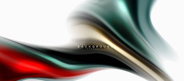 Sıvı sıvı karıştırma renkler konsepti üzerine açık gri renkli, eğri akışı, trendy soyut düzeni şablonu iş veya teknoloji sunu veya web broşür kapak için duvar kağıdı