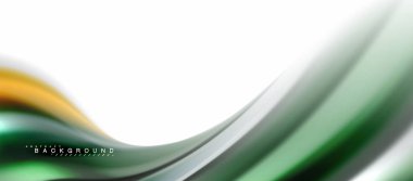 Sıvı sıvı karıştırma renkler konsepti üzerine açık gri renkli, eğri akışı, trendy soyut düzeni şablonu iş veya teknoloji sunu veya web broşür kapak için duvar kağıdı