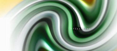 Sıvı sıvı karıştırma renkler konsepti üzerine açık gri renkli, eğri akışı, trendy soyut düzeni şablonu iş veya teknoloji sunu veya web broşür kapak için duvar kağıdı