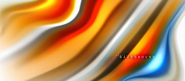 Sıvı sıvı karıştırma renkler konsepti üzerine açık gri renkli, eğri akışı, trendy soyut düzeni şablonu iş veya teknoloji sunu veya web broşür kapak için duvar kağıdı