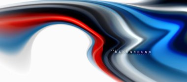 Sıvı sıvı karıştırma renkler konsepti üzerine açık gri renkli, eğri akışı, trendy soyut düzeni şablonu iş veya teknoloji sunu veya web broşür kapak için duvar kağıdı