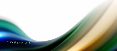 Sıvı sıvı karıştırma renkler konsepti üzerine açık gri renkli, eğri akışı, trendy soyut düzeni şablonu iş veya teknoloji sunu veya web broşür kapak için duvar kağıdı