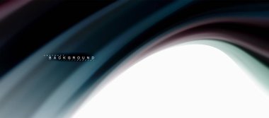 Sıvı sıvı karıştırma renkler konsepti üzerine açık gri renkli, eğri akışı, trendy soyut düzeni şablonu iş veya teknoloji sunu veya web broşür kapak için duvar kağıdı