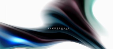 Sıvı sıvı karıştırma renkler konsepti üzerine açık gri renkli, eğri akışı, trendy soyut düzeni şablonu iş veya teknoloji sunu veya web broşür kapak için duvar kağıdı