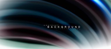 Sıvı sıvı karıştırma renkler konsepti üzerine açık gri renkli, eğri akışı, trendy soyut düzeni şablonu iş veya teknoloji sunu veya web broşür kapak için duvar kağıdı