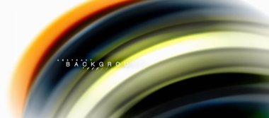 Sıvı sıvı karıştırma renkler konsepti üzerine açık gri renkli, eğri akışı, trendy soyut düzeni şablonu iş veya teknoloji sunu veya web broşür kapak için duvar kağıdı