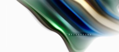 Sıvı sıvı karıştırma renkler konsepti üzerine açık gri renkli, eğri akışı, trendy soyut düzeni şablonu iş veya teknoloji sunu veya web broşür kapak için duvar kağıdı