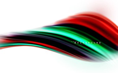 Sıvı sıvı karıştırma renkler konsepti üzerine açık gri renkli, dalga ve girdap eğrisi akışı satır, trendy soyut düzeni şablonu iş sunumu, app duvar kağıdı başlık sayfası, poster veya duvar kağıdı için