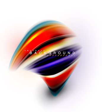 Sıvı sıvı karıştırma renkler konsepti üzerine açık gri renkli, dalga ve girdap eğrisi akışı satır, trendy soyut düzeni şablonu iş sunumu, app duvar kağıdı başlık sayfası, poster veya duvar kağıdı için