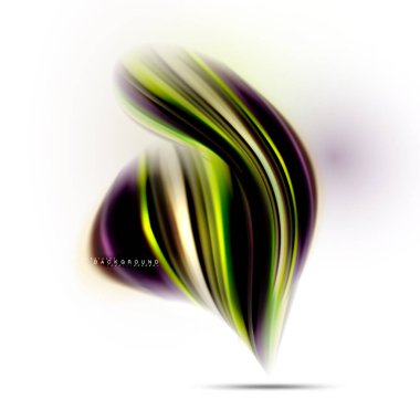 Sıvı sıvı karıştırma renkler konsepti üzerine açık gri renkli, dalga ve girdap eğrisi akışı satır, trendy soyut düzeni şablonu iş sunumu, app duvar kağıdı başlık sayfası, poster veya duvar kağıdı için