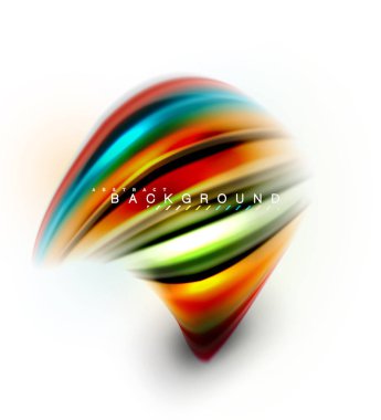 Sıvı sıvı karıştırma renkler konsepti üzerine açık gri renkli, dalga ve girdap eğrisi akışı satır, trendy soyut düzeni şablonu iş sunumu, app duvar kağıdı başlık sayfası, poster veya duvar kağıdı için