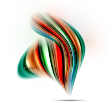 Sıvı sıvı karıştırma renkler konsepti üzerine açık gri renkli, dalga ve girdap eğrisi akışı satır, trendy soyut düzeni şablonu iş sunumu, app duvar kağıdı başlık sayfası, poster veya duvar kağıdı için