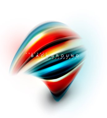 Sıvı sıvı karıştırma renkler konsepti üzerine açık gri renkli, dalga ve girdap eğrisi akışı satır, trendy soyut düzeni şablonu iş sunumu, app duvar kağıdı başlık sayfası, poster veya duvar kağıdı için