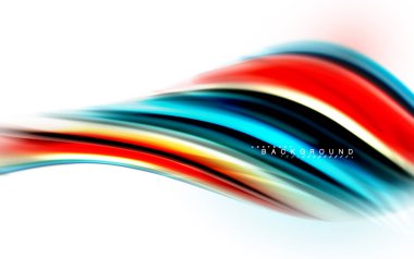 Sıvı sıvı karıştırma renkler konsepti üzerine açık gri renkli, dalga ve girdap eğrisi akışı satır, trendy soyut düzeni şablonu iş sunumu, app duvar kağıdı başlık sayfası, poster veya duvar kağıdı için