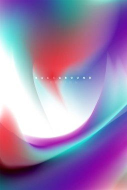 Holografik boya patlama tasarım, akışkan akışı, renkli fırtına renkler. Sıvı karıştırma renkler hareket kavramı, Modern arka plan düzeni şablonu iş sunumu, app duvar kağıdı afiş için