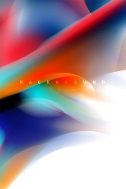 Holografik boya patlama tasarım, akışkan akışı, renkli fırtına renkler. Sıvı karıştırma renkler hareket kavramı, Modern arka plan düzeni şablonu iş sunumu, app duvar kağıdı afiş için