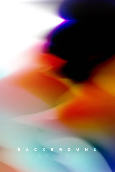 Голографічний дизайн вибуху фарби, потік рідких кольорів, барвистий шторм. Концепція руху рідких кольорів, модний абстрактний шаблон компонування тла для презентації бізнесу, банер шпалер програми — стоковий вектор