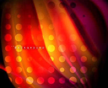 Neon holografik sıvı renkli dalga web, duvar kağıdı, desen, doku ve arka plan için