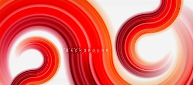 Gökkuşağı sıvı renkli arka plan - girdap ve daireler, bükülmüş sıvı renkler, renkli mermer veya plastik dalgalı doku zemin, çok renkli şablonu için iş veya teknoloji