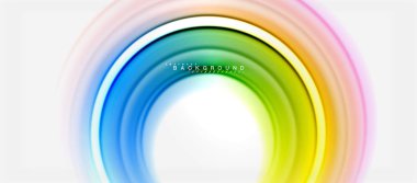 Gökkuşağı sıvı renkli arka plan - girdap ve daireler, bükülmüş sıvı renkler, renkli mermer veya plastik dalgalı doku zemin, çok renkli şablonu için iş veya teknoloji