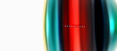 Sıvı sıvı karıştırma renkler konsepti üzerine açık gri renkli, eğri akışı, trendy soyut düzeni şablonu iş veya teknoloji sunu veya web broşür kapak için duvar kağıdı