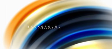 Sıvı sıvı karıştırma renkler konsepti üzerine açık gri renkli, eğri akışı, trendy soyut düzeni şablonu iş veya teknoloji sunu veya web broşür kapak için duvar kağıdı