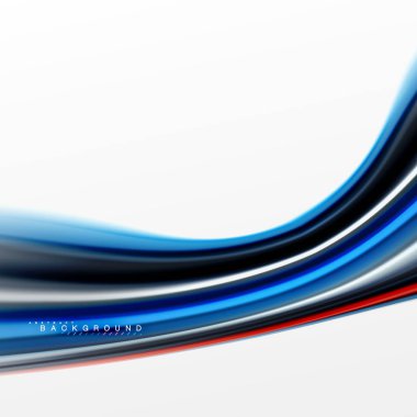 Sıvı sıvı karıştırma renkler konsepti üzerine açık gri renkli, eğri akışı, trendy soyut düzeni şablonu iş veya teknoloji sunu veya web broşür kapak için duvar kağıdı