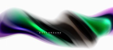 Sıvı sıvı karıştırma renkler konsepti üzerine açık gri renkli, eğri akışı, trendy soyut düzeni şablonu iş veya teknoloji sunu veya web broşür kapak için duvar kağıdı