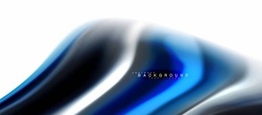 Sıvı sıvı karıştırma renkler konsepti üzerine açık gri renkli, eğri akışı, trendy soyut düzeni şablonu iş veya teknoloji sunu veya web broşür kapak için duvar kağıdı