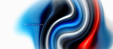 Sıvı sıvı karıştırma renkler konsepti üzerine açık gri renkli, eğri akışı, trendy soyut düzeni şablonu iş veya teknoloji sunu veya web broşür kapak için duvar kağıdı