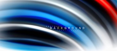 Sıvı sıvı karıştırma renkler konsepti üzerine açık gri renkli, eğri akışı, trendy soyut düzeni şablonu iş veya teknoloji sunu veya web broşür kapak için duvar kağıdı