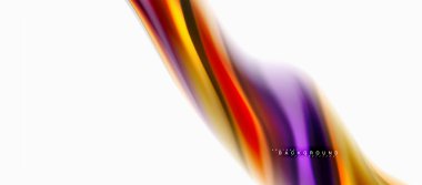 Sıvı sıvı karıştırma renkler konsepti üzerine açık gri renkli, eğri akışı, trendy soyut düzeni şablonu iş veya teknoloji sunu veya web broşür kapak için duvar kağıdı