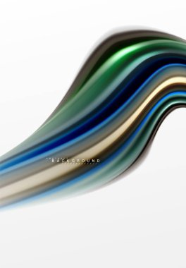 Sıvı sıvı karıştırma renkler konsepti üzerine açık gri renkli, eğri akışı, trendy soyut düzeni şablonu iş veya teknoloji sunu veya web broşür kapak için duvar kağıdı