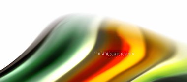 Sıvı sıvı karıştırma renkler konsepti üzerine açık gri renkli, eğri akışı, trendy soyut düzeni şablonu iş veya teknoloji sunu veya web broşür kapak için duvar kağıdı