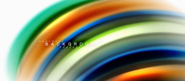 Sıvı sıvı karıştırma renkler konsepti üzerine açık gri renkli, eğri akışı, trendy soyut düzeni şablonu iş veya teknoloji sunu veya web broşür kapak için duvar kağıdı