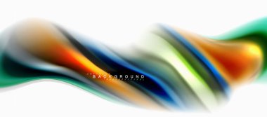 Sıvı sıvı karıştırma renkler konsepti üzerine açık gri renkli, eğri akışı, trendy soyut düzeni şablonu iş veya teknoloji sunu veya web broşür kapak için duvar kağıdı