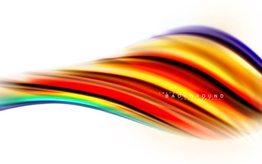 Sıvı sıvı karıştırma renkler konsepti üzerine açık gri renkli, dalga ve girdap eğrisi akışı satır, trendy soyut düzeni şablonu iş sunumu, app duvar kağıdı başlık sayfası, poster veya duvar kağıdı için