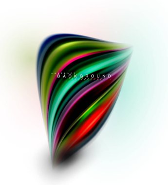 Sıvı sıvı karıştırma renkler konsepti üzerine açık gri renkli, dalga ve girdap eğrisi akışı satır, trendy soyut düzeni şablonu iş sunumu, app duvar kağıdı başlık sayfası, poster veya duvar kağıdı için