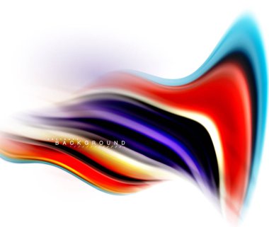 Sıvı sıvı karıştırma renkler konsepti üzerine açık gri renkli, dalga ve girdap eğrisi akışı satır, trendy soyut düzeni şablonu iş sunumu, app duvar kağıdı başlık sayfası, poster veya duvar kağıdı için