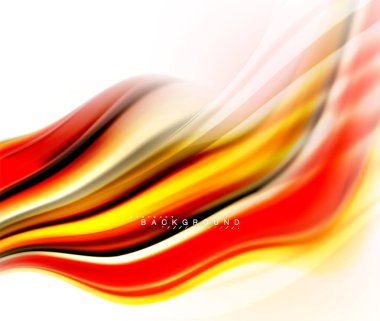 Sıvı sıvı karıştırma renkler konsepti üzerine açık gri renkli, dalga ve girdap eğrisi akışı satır, trendy soyut düzeni şablonu iş sunumu, app duvar kağıdı başlık sayfası, poster veya duvar kağıdı için