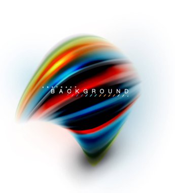 Sıvı sıvı karıştırma renkler konsepti üzerine açık gri renkli, dalga ve girdap eğrisi akışı satır, trendy soyut düzeni şablonu iş sunumu, app duvar kağıdı başlık sayfası, poster veya duvar kağıdı için