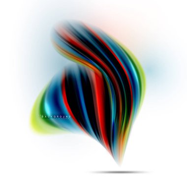 Sıvı sıvı karıştırma renkler konsepti üzerine açık gri renkli, dalga ve girdap eğrisi akışı satır, trendy soyut düzeni şablonu iş sunumu, app duvar kağıdı başlık sayfası, poster veya duvar kağıdı için