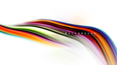 Sıvı sıvı karıştırma renkler konsepti üzerine açık gri renkli, dalga ve girdap eğrisi akışı satır, trendy soyut düzeni şablonu iş sunumu, app duvar kağıdı başlık sayfası, poster veya duvar kağıdı için