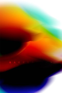 Holografik boya patlama tasarım, akışkan akışı, renkli fırtına renkler. Sıvı karıştırma renkler hareket kavramı, Modern arka plan düzeni şablonu iş sunumu, app duvar kağıdı afiş için